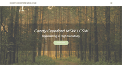 Desktop Screenshot of candycrawfordlcsw.com